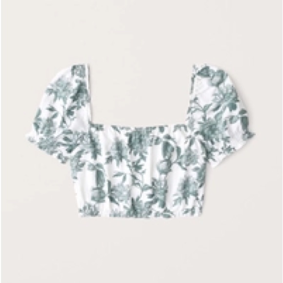 Abercrombie and Fitch Green Floral Skirt Set - Picture 6 of 13